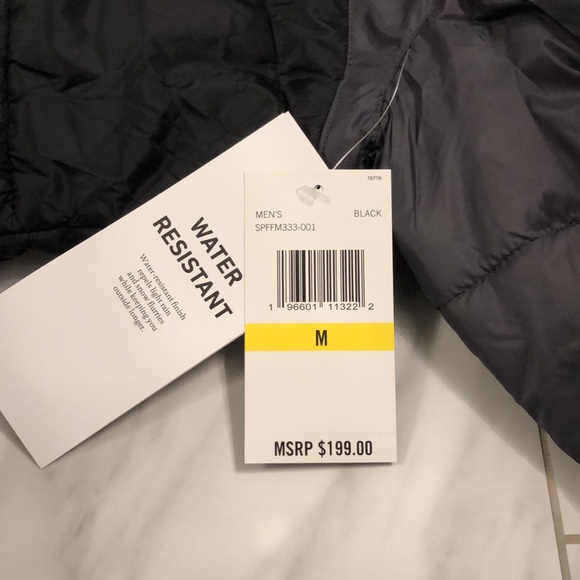 Men’s Spyder Splice Puffer Jacket - Picture 3 of 4